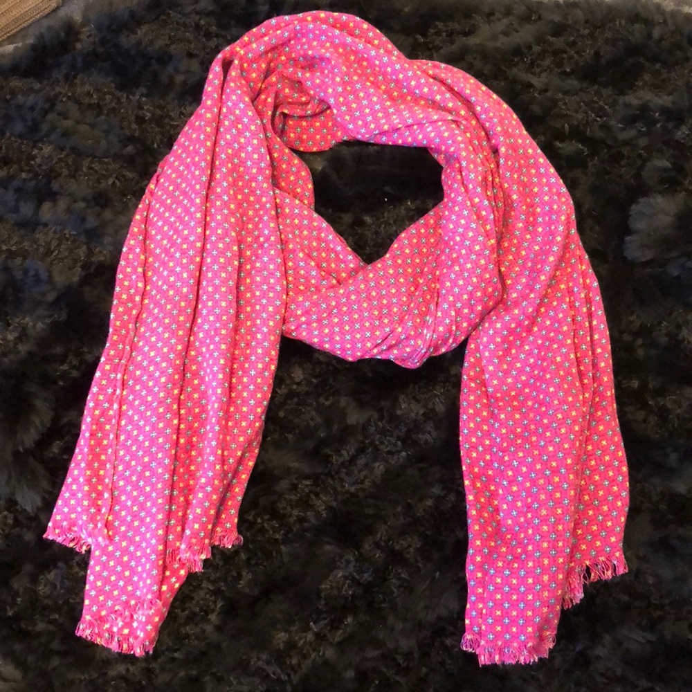 J.Crew Pink Lightweight Scarf